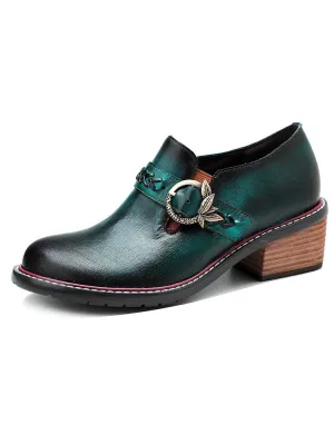 Vintage Handmade Leather Fashion Shoes