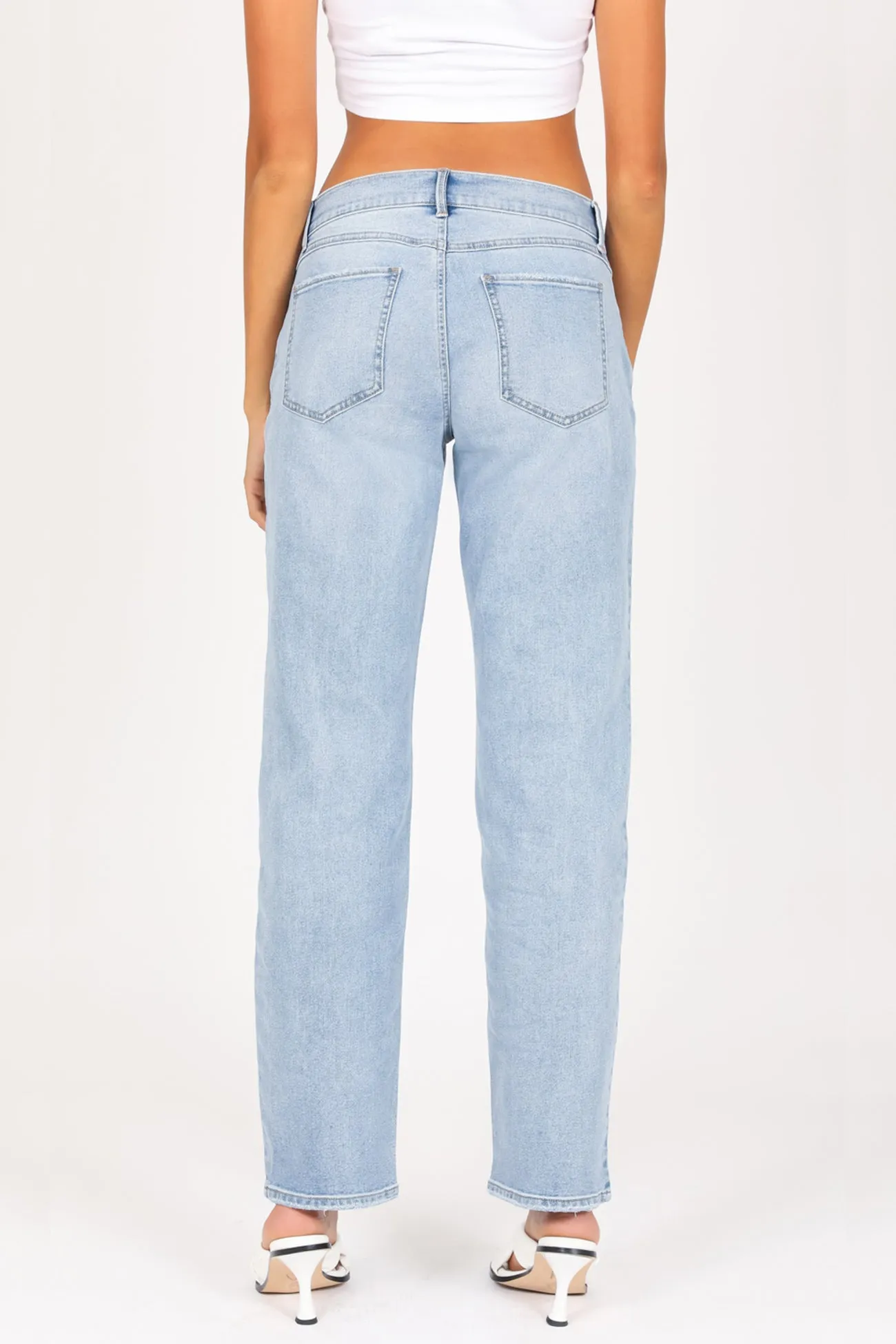 Vintage Reunion Low Rise Baggy Jeans - Nostalgic Light