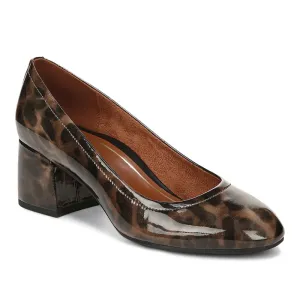 Vionic Women's Carmel Pumps- Patent Leopard