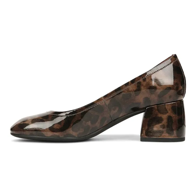 Vionic Women's Carmel Pumps- Patent Leopard