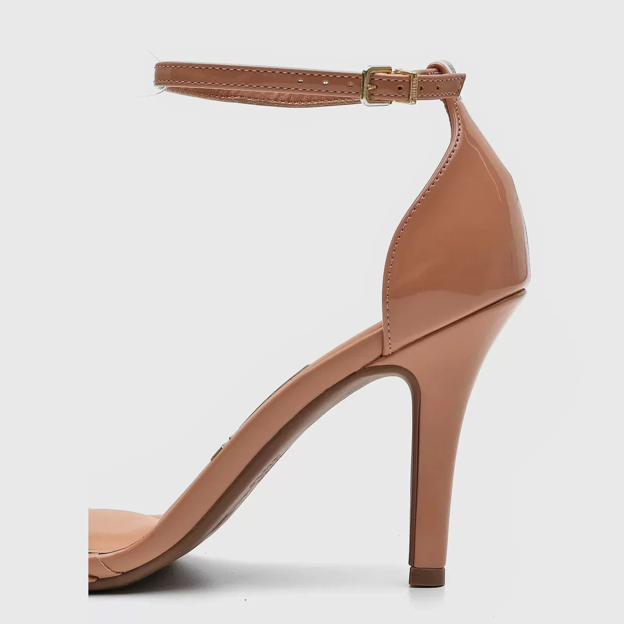 Vizzano 6249-452 High Heel Sandal in Nude Patent