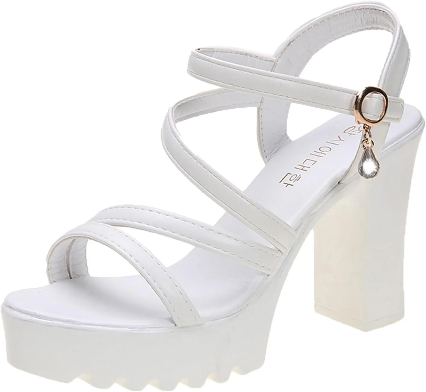 Women Heels Ankle Strap High Heel Sandals for Women Heels Women's High Heels Ankle Strap Stilettos Sandals
