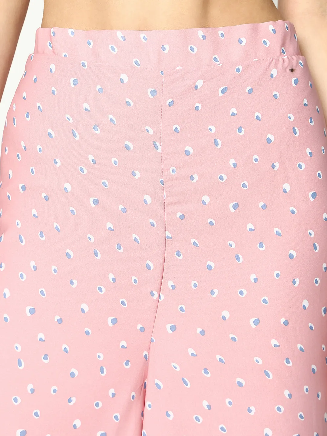 Women Pink Printed Co-Ords