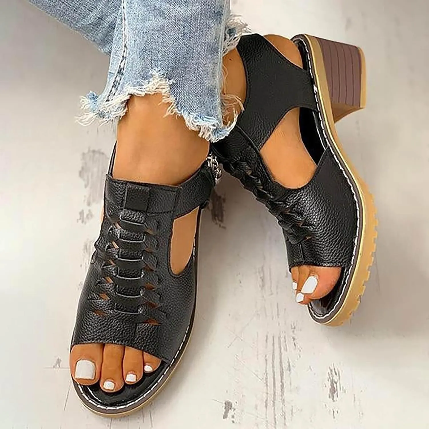 Women Toe Sandals Crystal Jelly Beach Flip Flops Female Students Korean Fashion Wear Summer Flat Strap Sandal