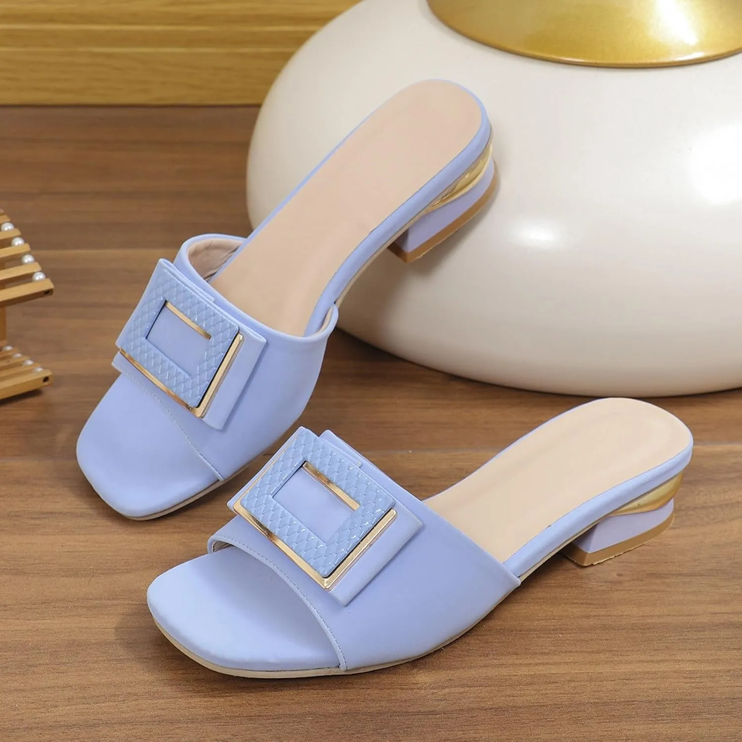 Women's Boho Casual Flat Sandals 2025 Comfortable Fashion Beach Open Toe Summer Slip On Daily Shoes Dress Block Heel Dress Sandals for Outdoor Wedding