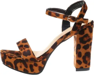 Womens Chunky Block Heels Open Toe Dress Heeled Sandals Ankle Strappy High Heel Pumps Shoes for Prom Office