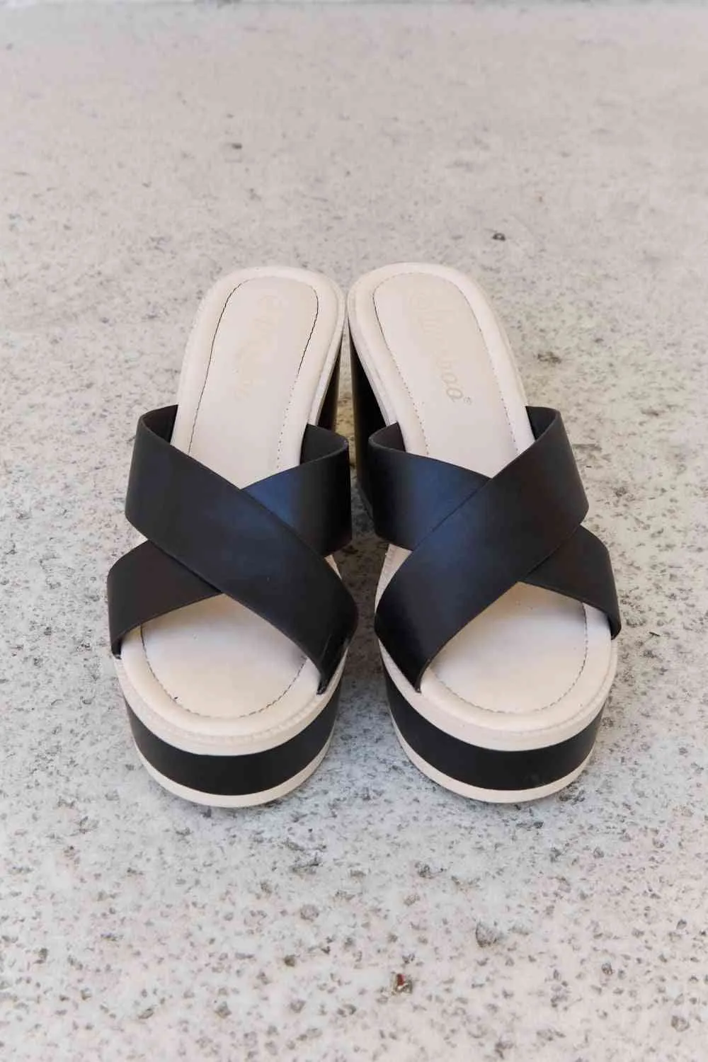 Womens Crisscross Platform Sandals SIZE 6-11