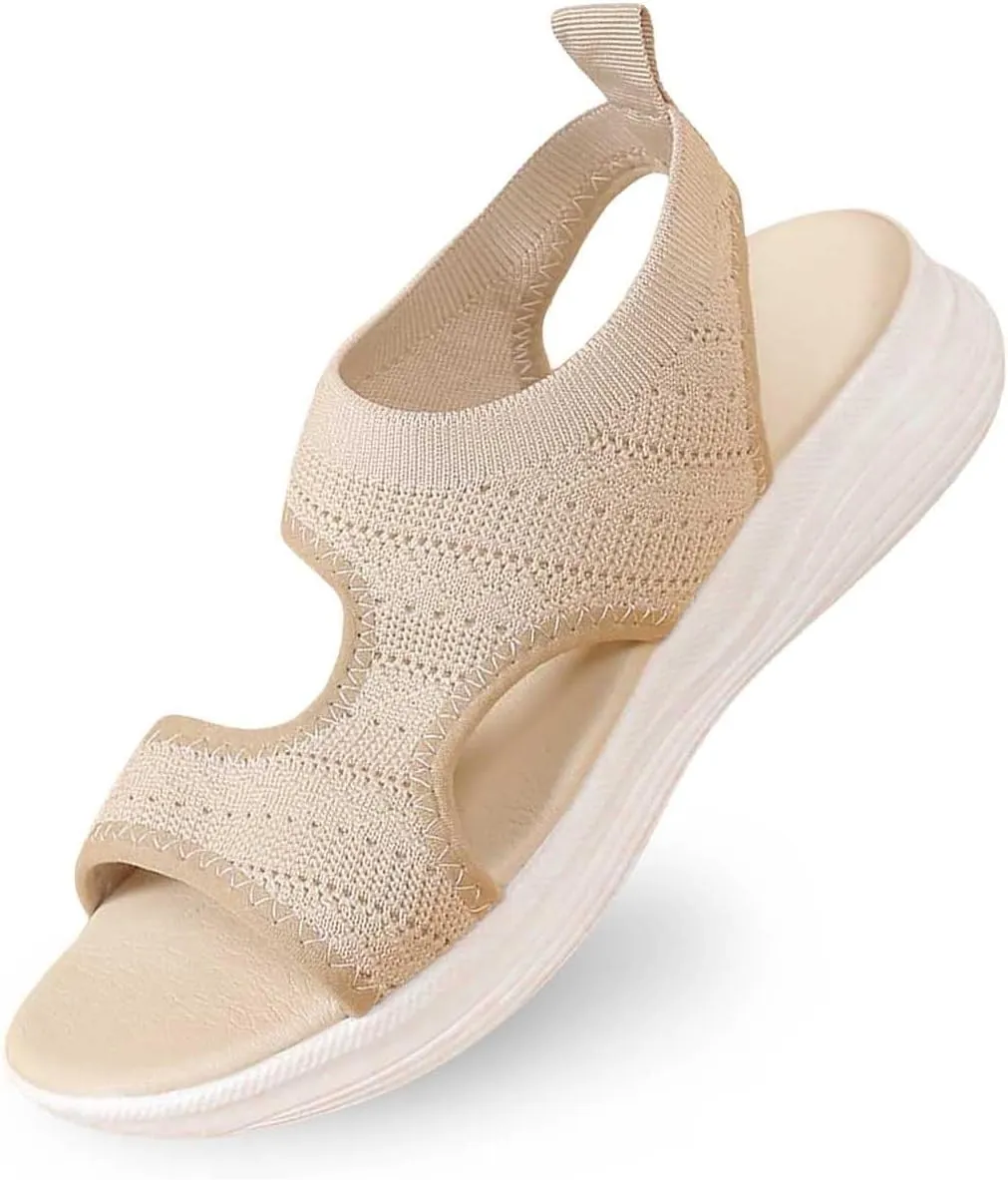 Womens Espadrilles Sandals Walking Sports Athletic Sandals Comfortable Casual Outdoor Lightweight Summer Beach Water Shoes