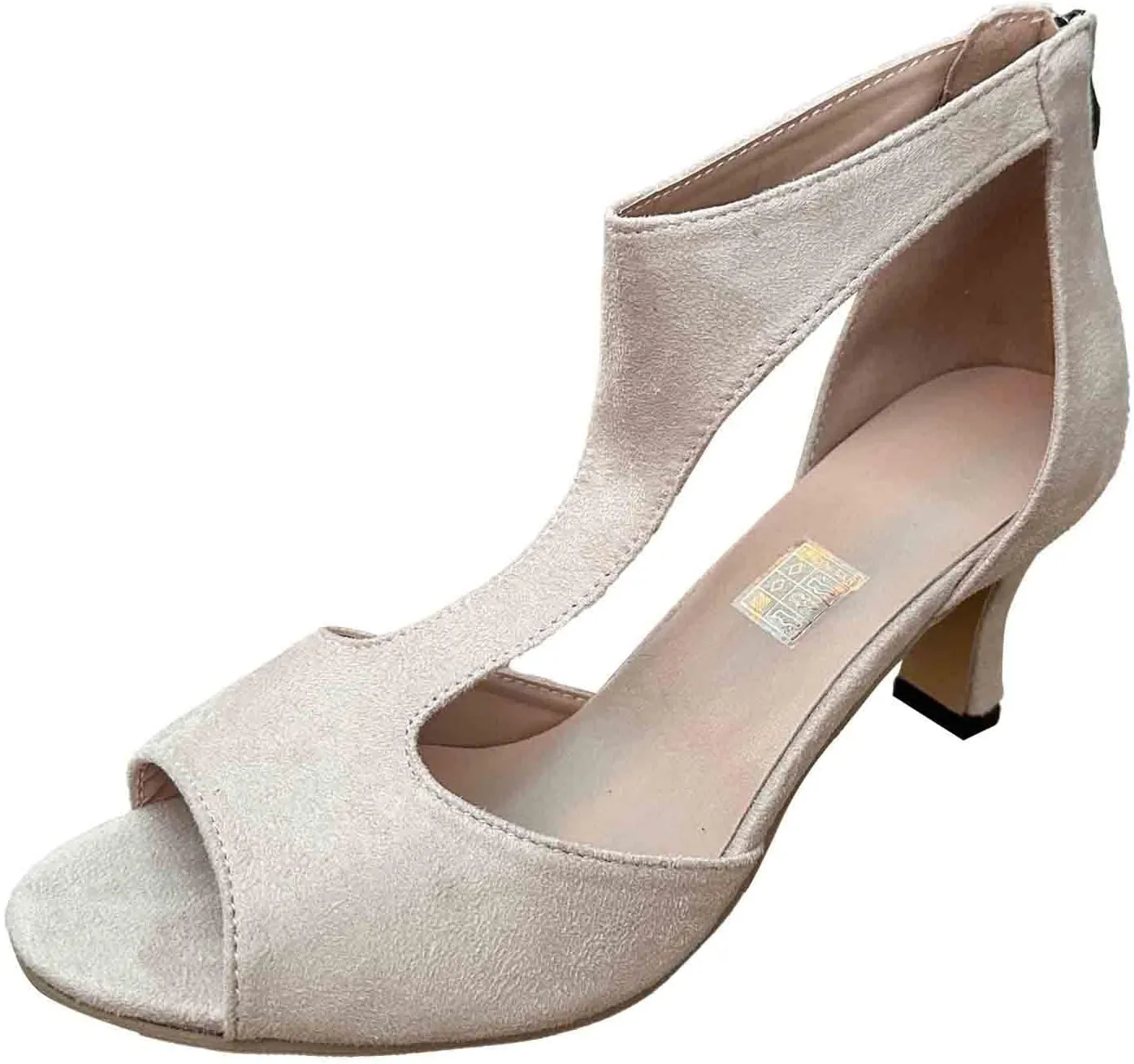 Women's European and Simple Fashion Back Zipper Foreign Trade Large Side Empty Sandals Women's Shoes