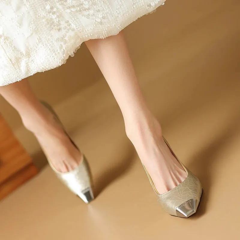 Women's Glamorous Textured Design High Heel Stiletto Shoes