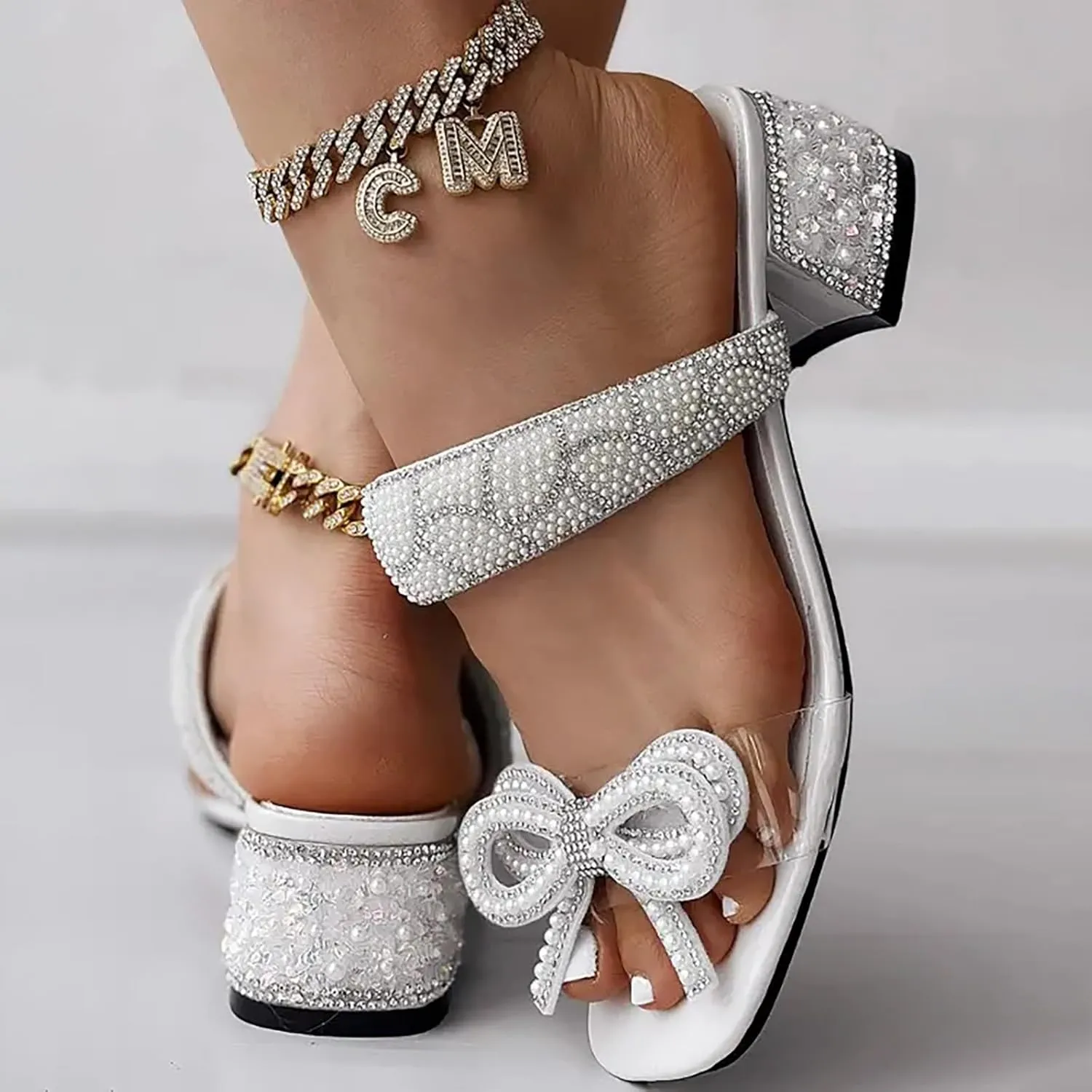 Women's Heels Pumps Silver Girl High Heel High Heel for Woman Casual Leisure Shoes