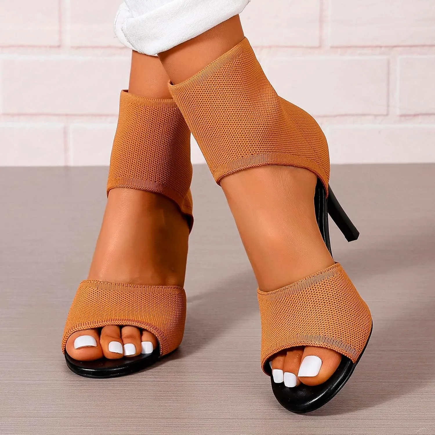 Women's Heels Pumps Toe Heels for Women Sexy 3 Inches Stiletto High for Women Dressy Slip On Comfortable Wide