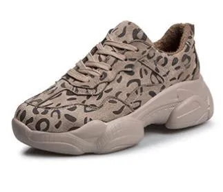 Women's Leopard Print Daddy Shoes