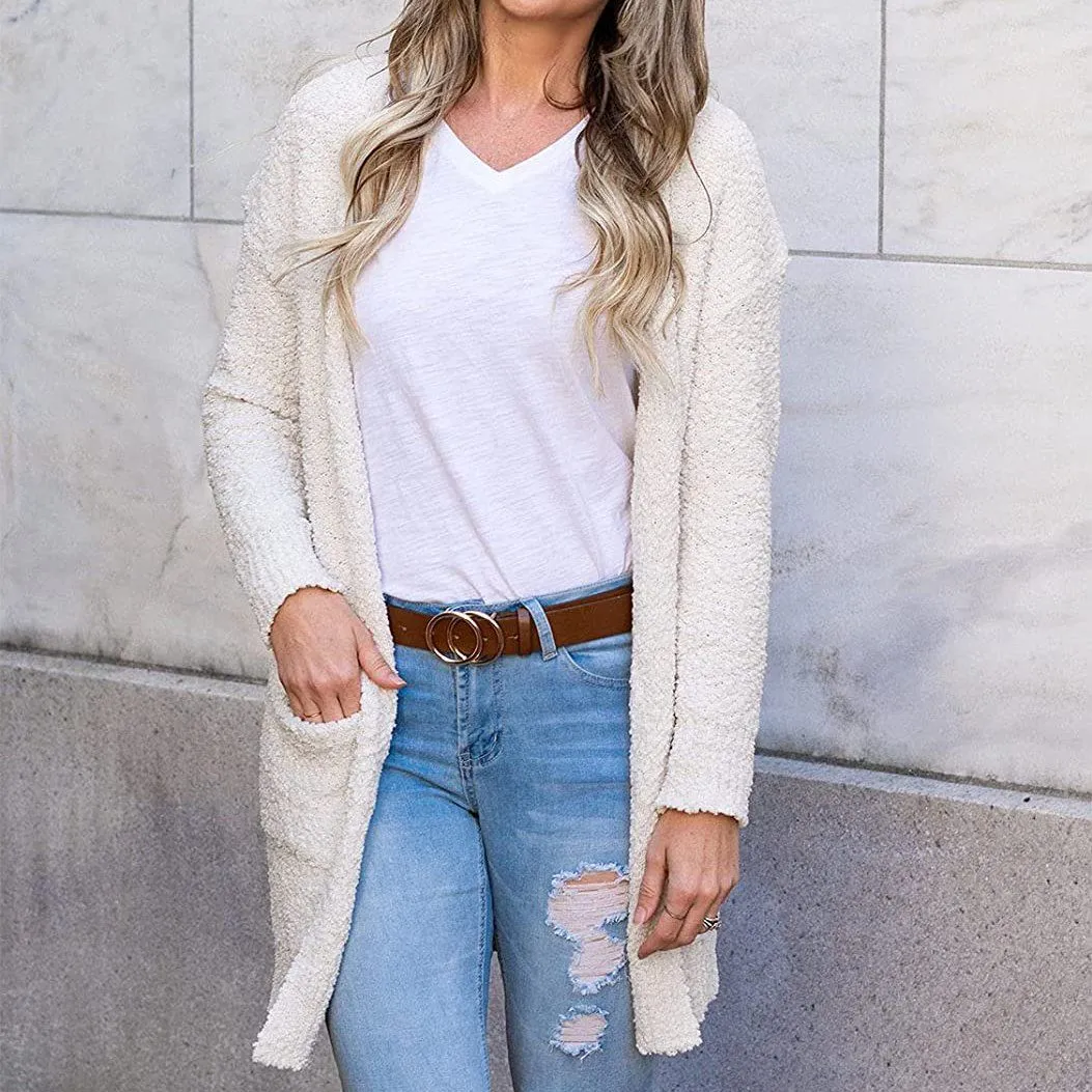 Women's Long-Sleeved Soft Chunky Knitted Sweater