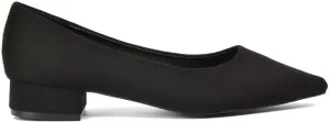 Womens Low Heel Bridal Shoes Ladies Slip On Pointed Toe Flats Wedding Evening Party Pumps Size 3 4 5 6 7 8