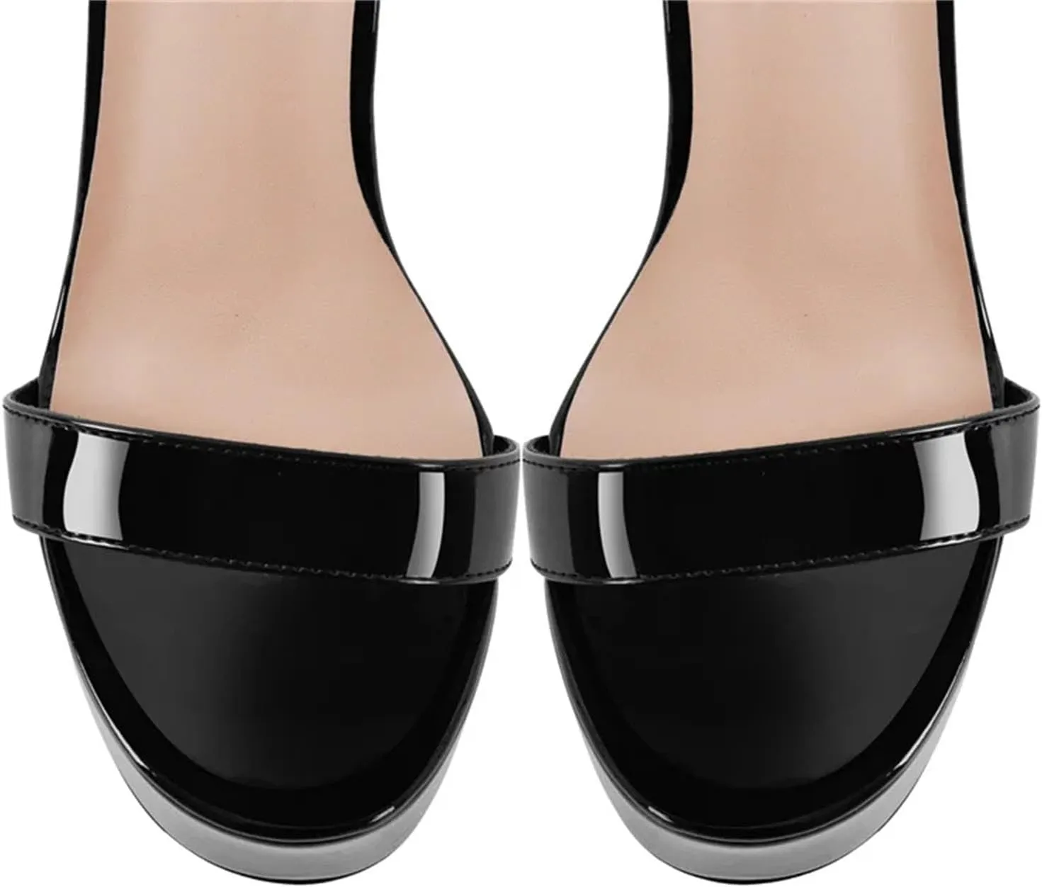 Women's Open Toe Stilettos - Sexy Rivet Platform Party Heels