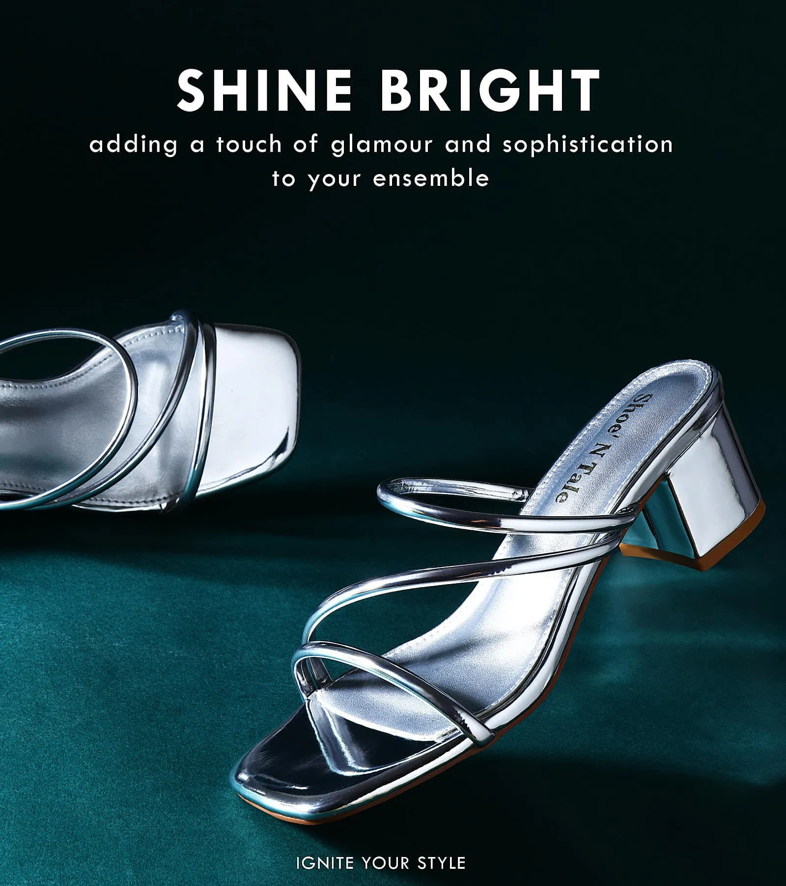 Women's Pearl Strappy Heels