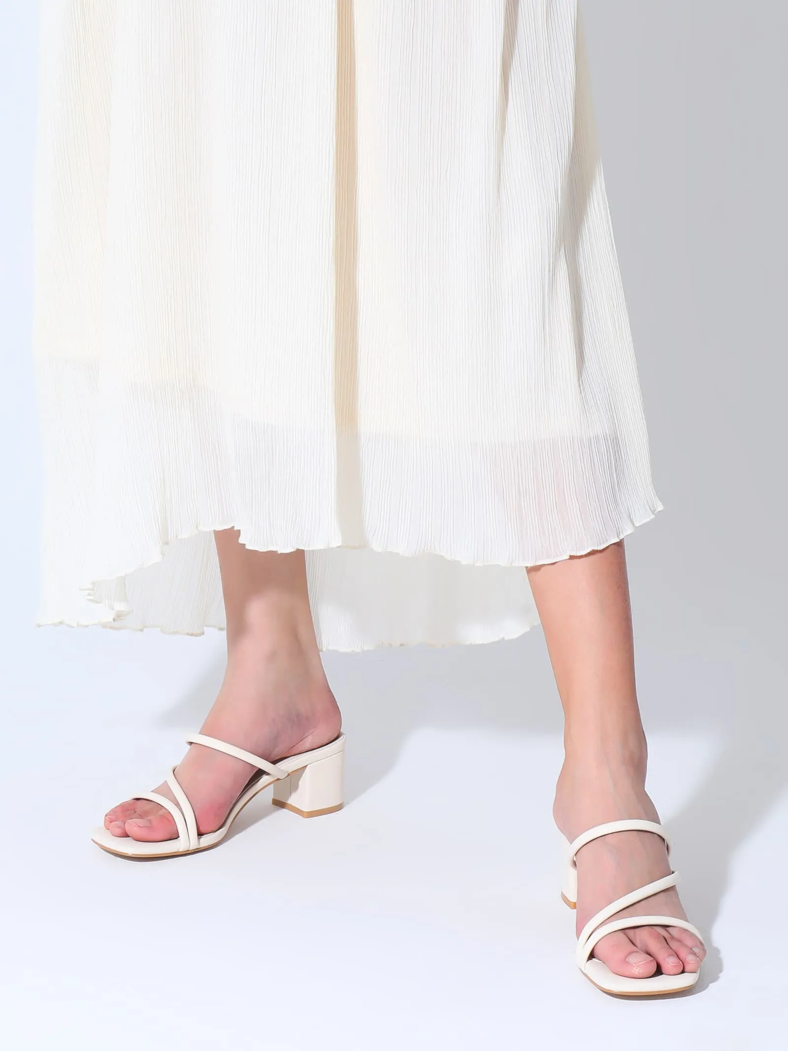 Women's Pearl Strappy Heels