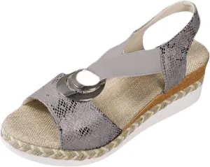 Womens Platform Wedge Sandals Open Toe Slingback Arch Support Platform Sandals for Women Dressy Summer Casual Heels Comfortable Walking Beach Shoes