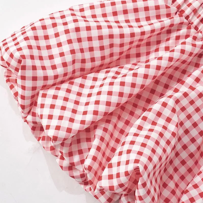 Women's Suit Set Cute Bow Decorative Plaid  – Stylish and Adorable