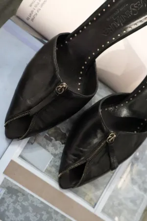 Yves Saint Laurent Zip Heels