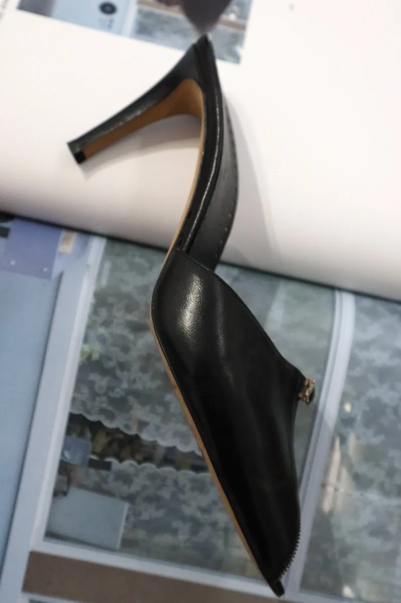 Yves Saint Laurent Zip Heels