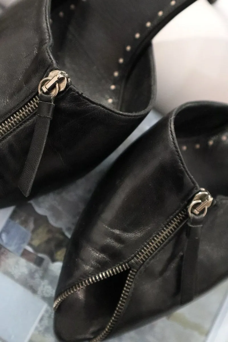 Yves Saint Laurent Zip Heels