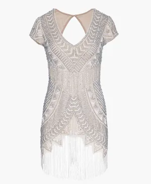 Zephyra Beaded Mini Dress